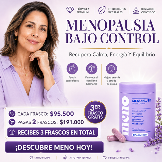 MENO CÁPSULAS PARA MENOPAUSIA FRASCO x60